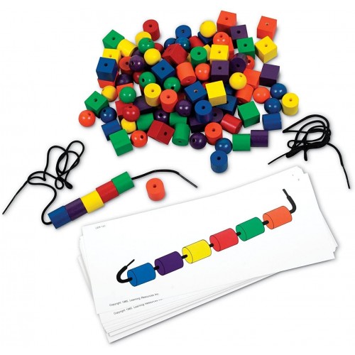 Learning Resources Beads and Patterns Card Set
