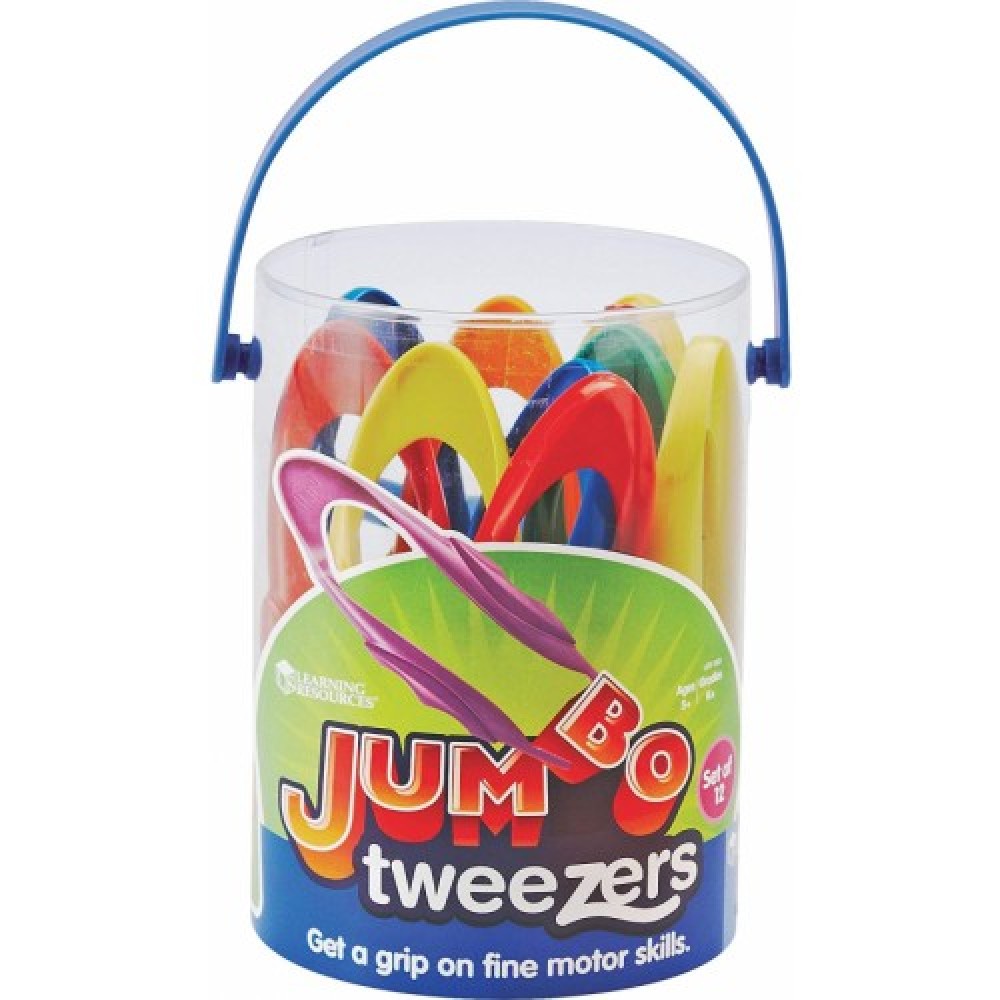 Learning Resources Jumbo Tweezers, Sorting & Counting, Toddler Fine Motor Skill Development