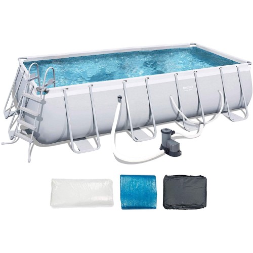 Bestway Power Steel 18 ft Rectangular Pool Set