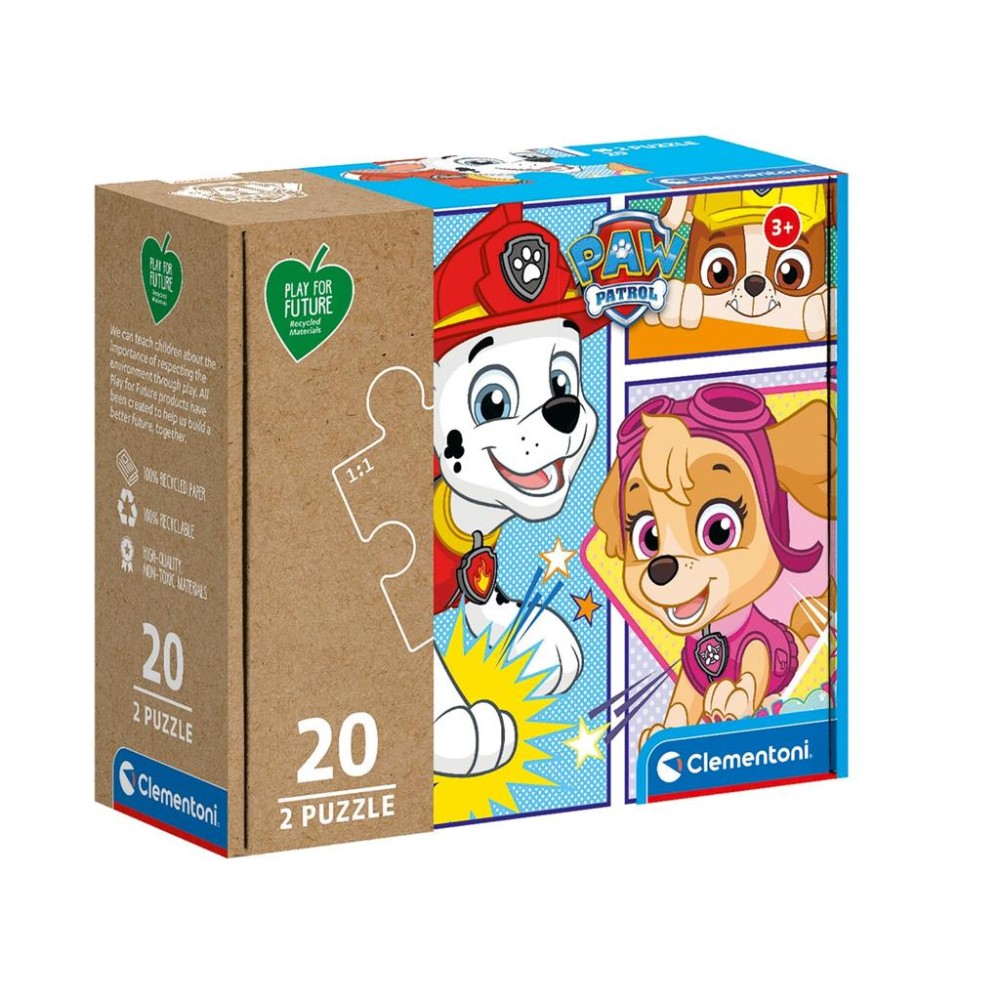 Paw Patrol Puzzle (2 x 20pc)