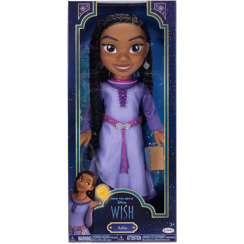 Disney’s Wish Asha, 14” Tall Fashion Doll - Mattel