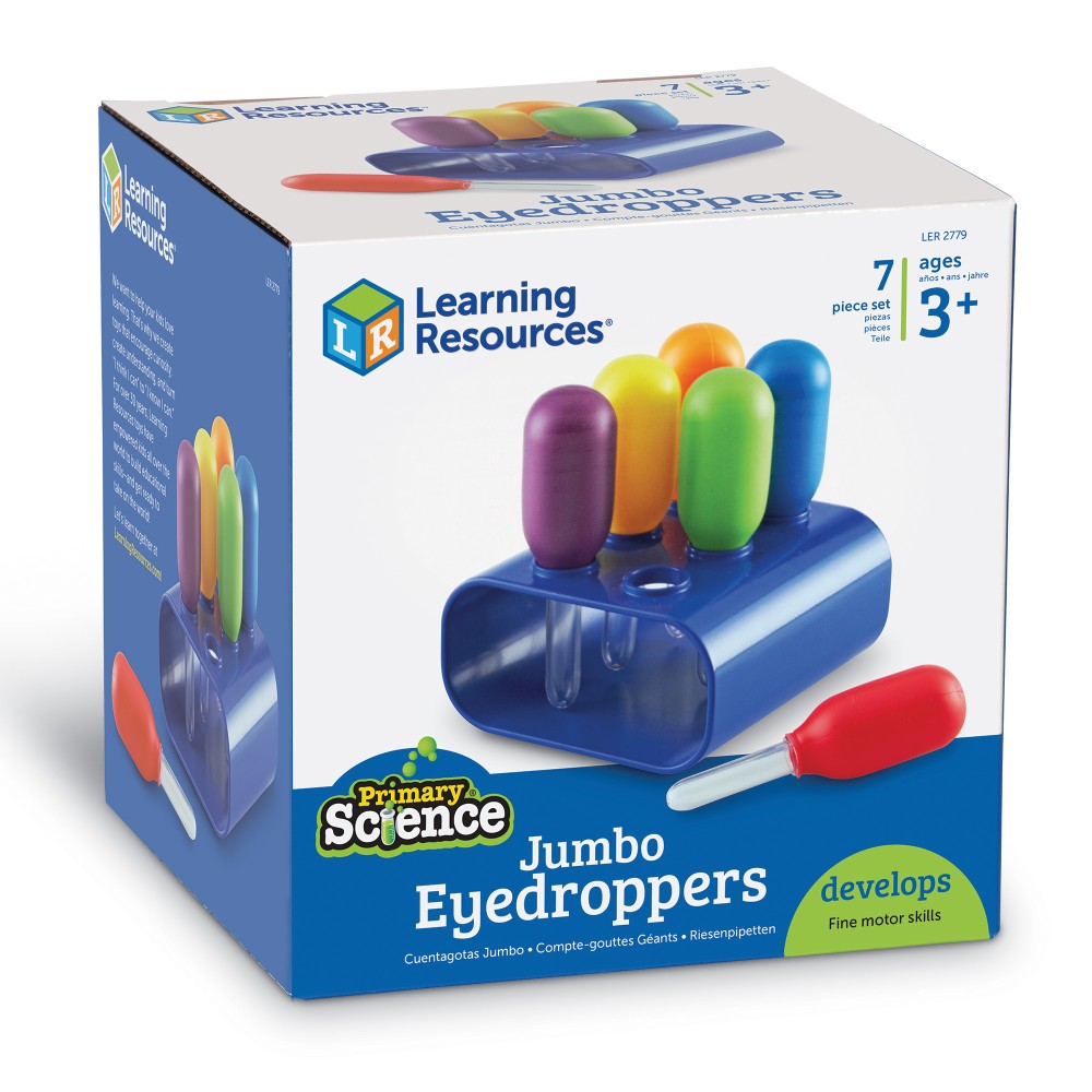 Jumbo Eyedroppers With Stand - Learning Resources