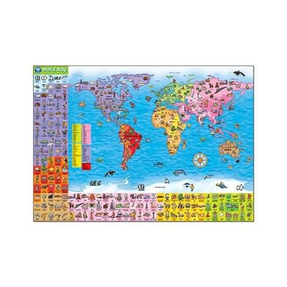 WORLD MAP & POSTER