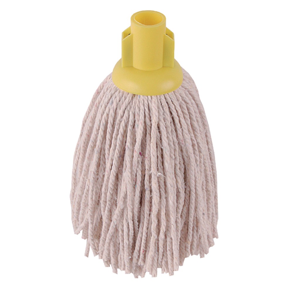 2Work 12oz PY Smooth Socket Mop Yellow (10 Pack) 101869