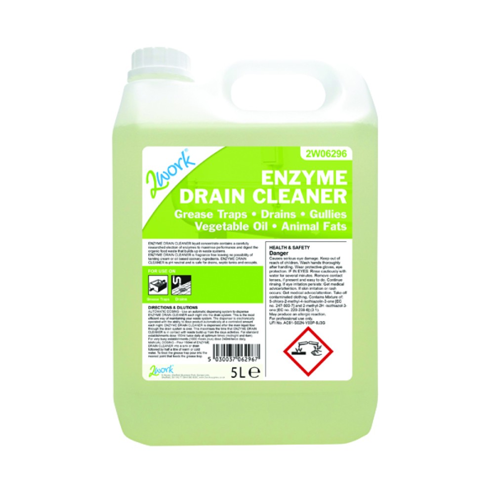 2Work Enzyme Drain Maintainer 5 Litre 2W06296