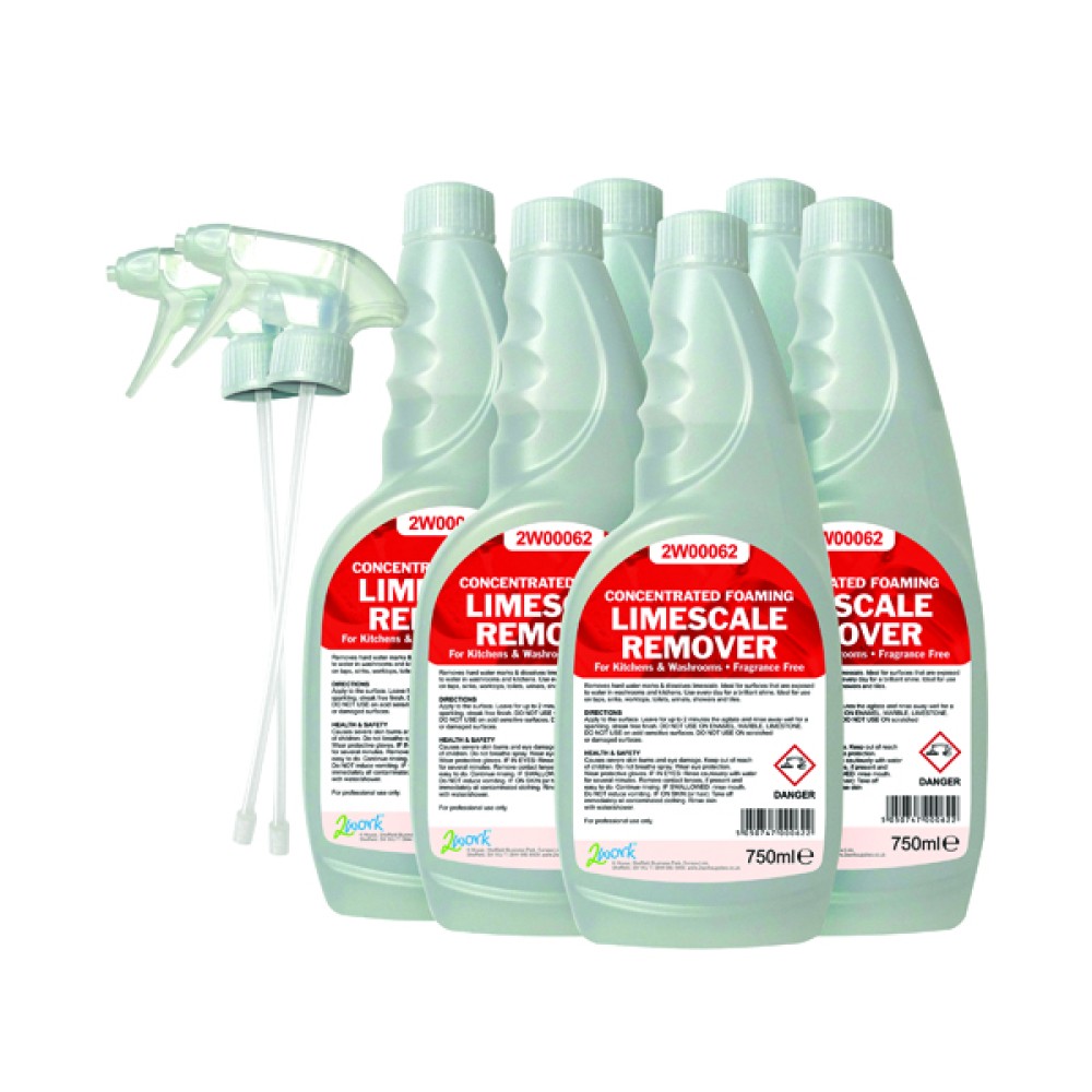 2Work Limescale Remover 750ml (6 Pack) 2W07244