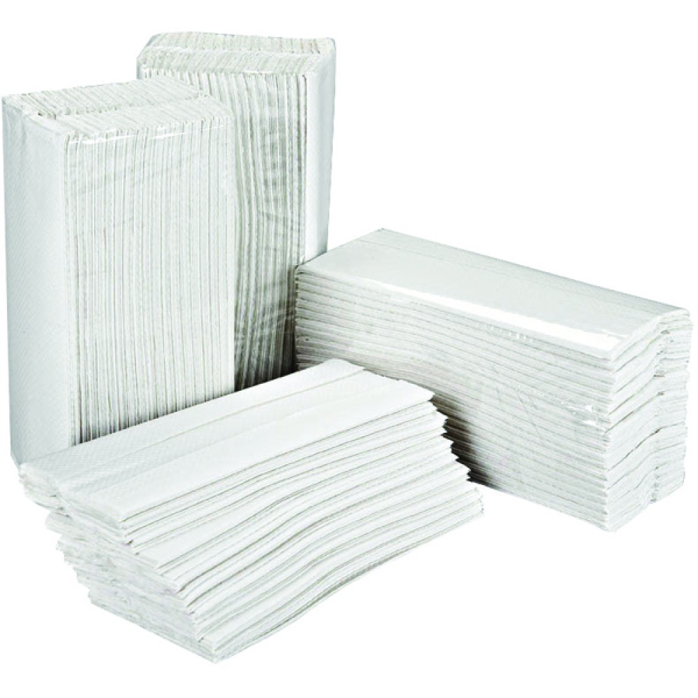 2Work 2-Ply C-Fold Hand Towels White (2355 Pack) HC2W23VW