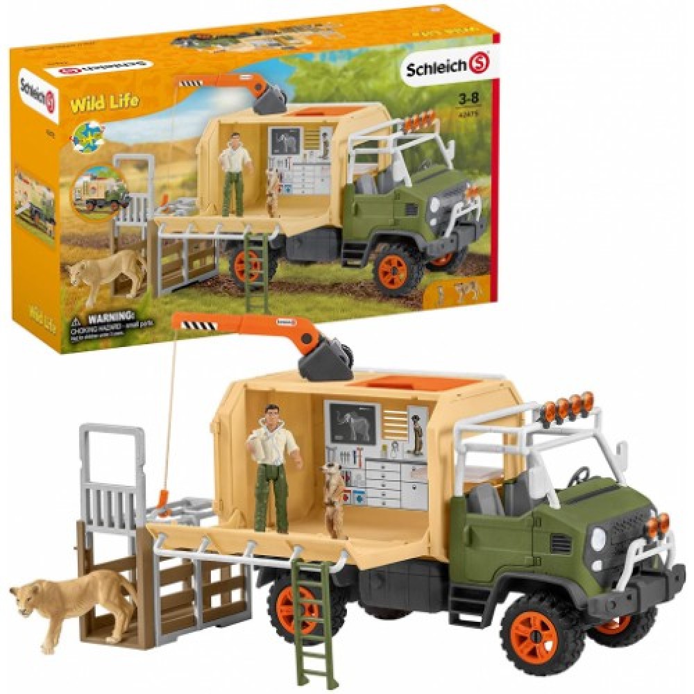 Schleich 42475 Animal rescue large truck Wild Life