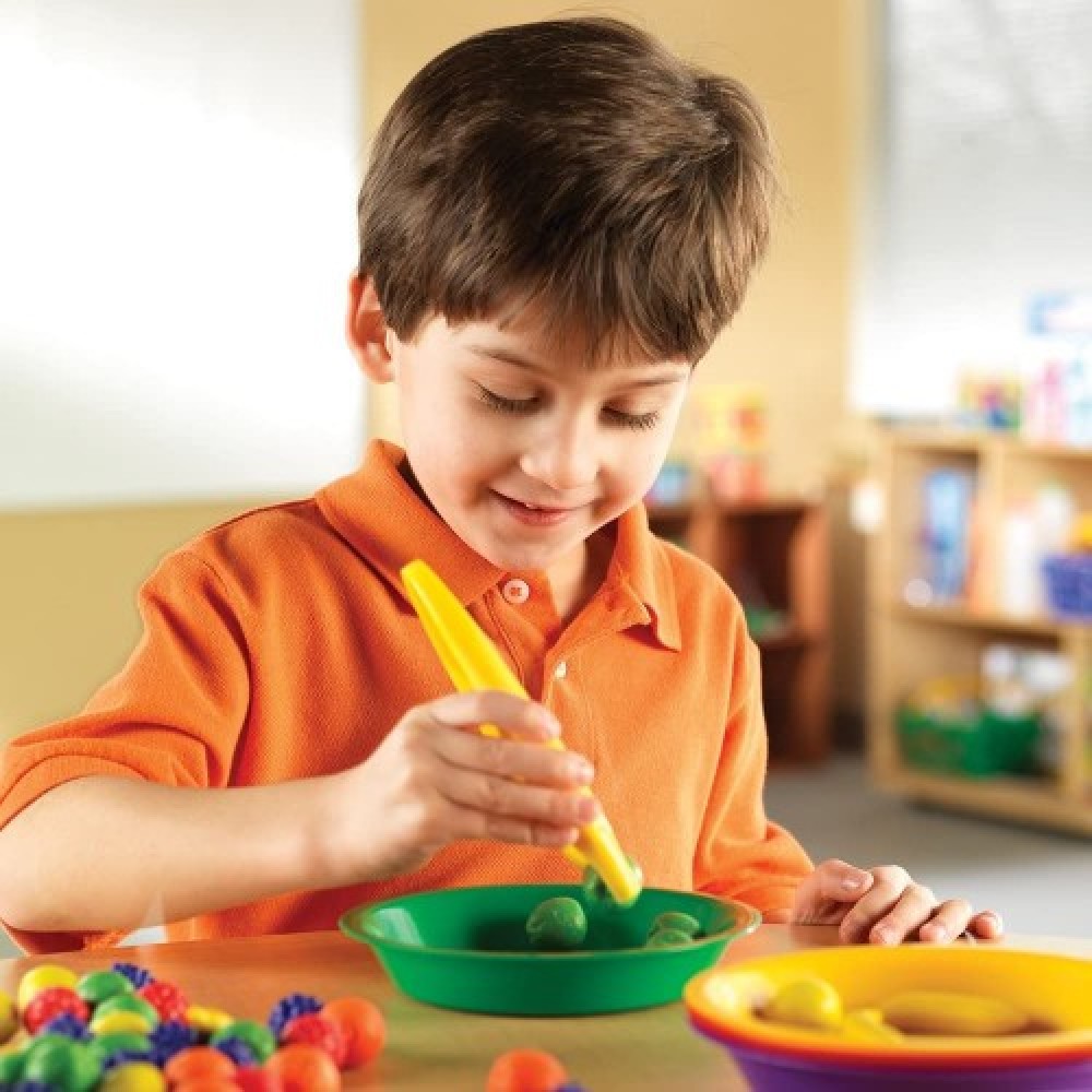 Learning Resources Jumbo Tweezers, Sorting & Counting, Toddler Fine Motor Skill Development