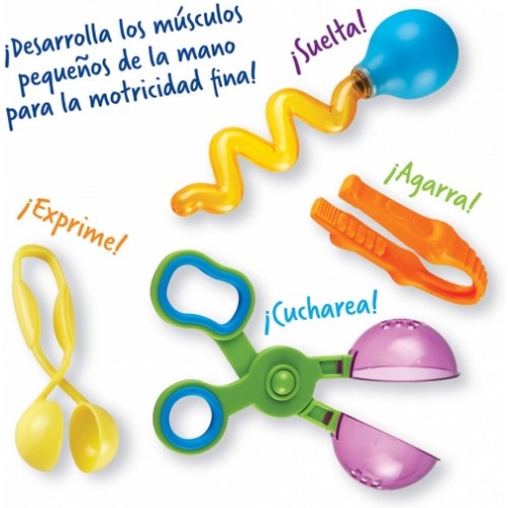 Learning Resources Helping Hands Fine Motor Tool Set Toy, Fine Motor and Sensory Toy,