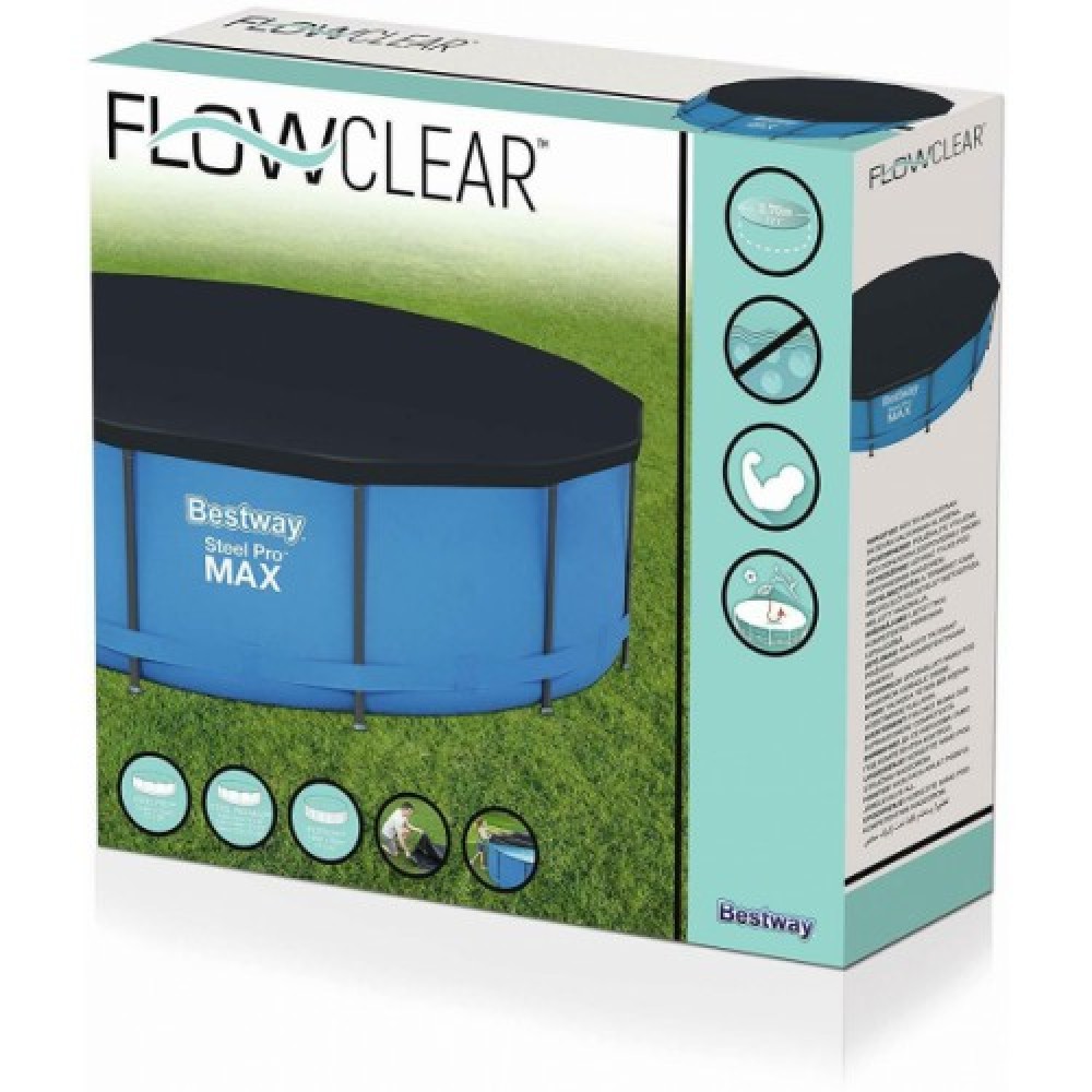 Bestway 12ft Steel Pro / Pro Max Frame Pool Cover/Fast Set Pool Cover