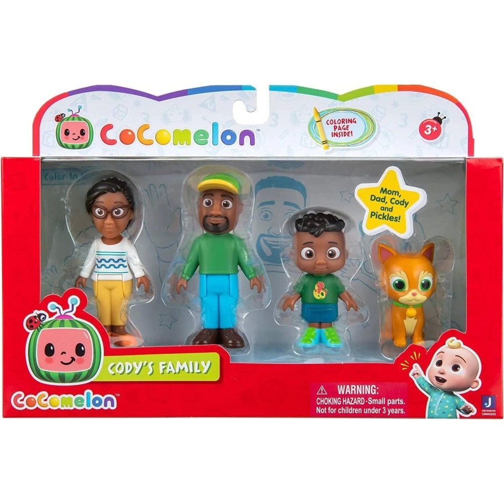 Cocomelon - Cody\'s Family 4 Figure Pack