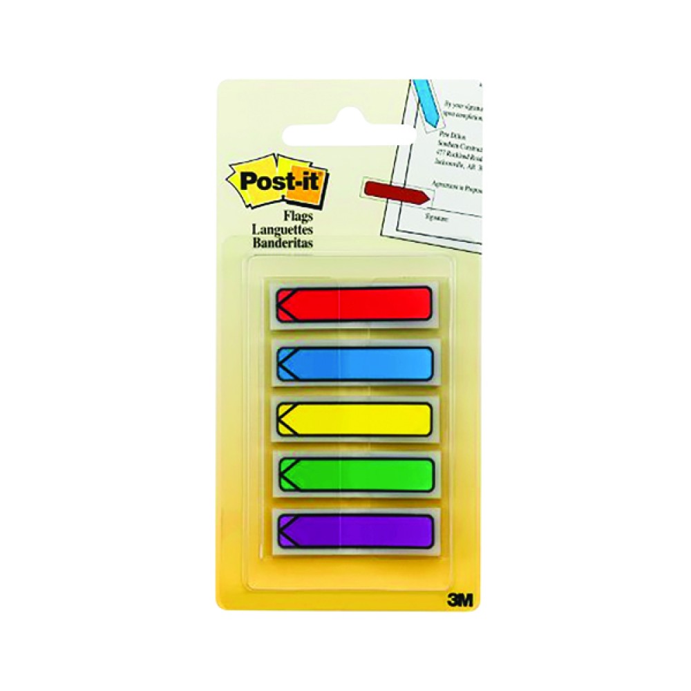 Post-it Index Arrows Portable Assorted (100 Pack) 684ARR1