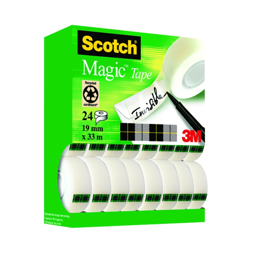 Scotch Magic Tape 810 Tower Pack 19mm x 33m (24 Pack) XA004815701
