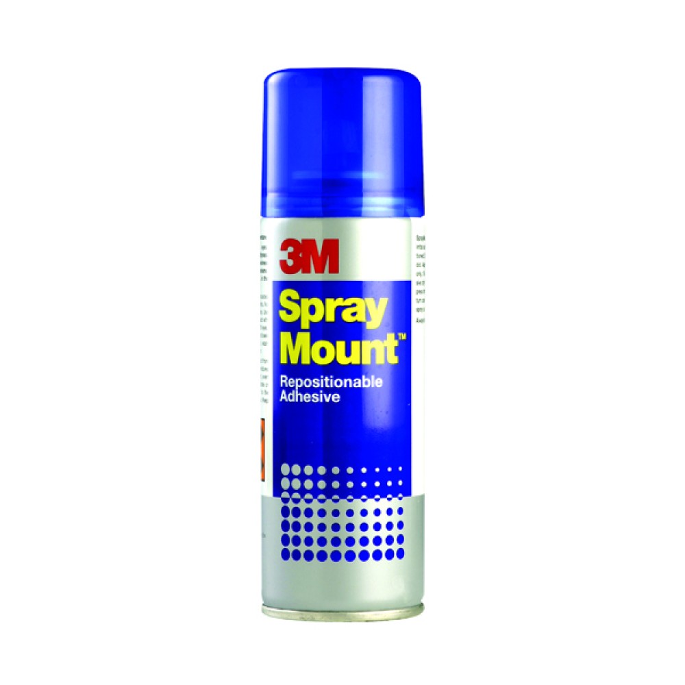 3M SprayMount Transparent Repositioning Adhesive 400ml SMOUNT