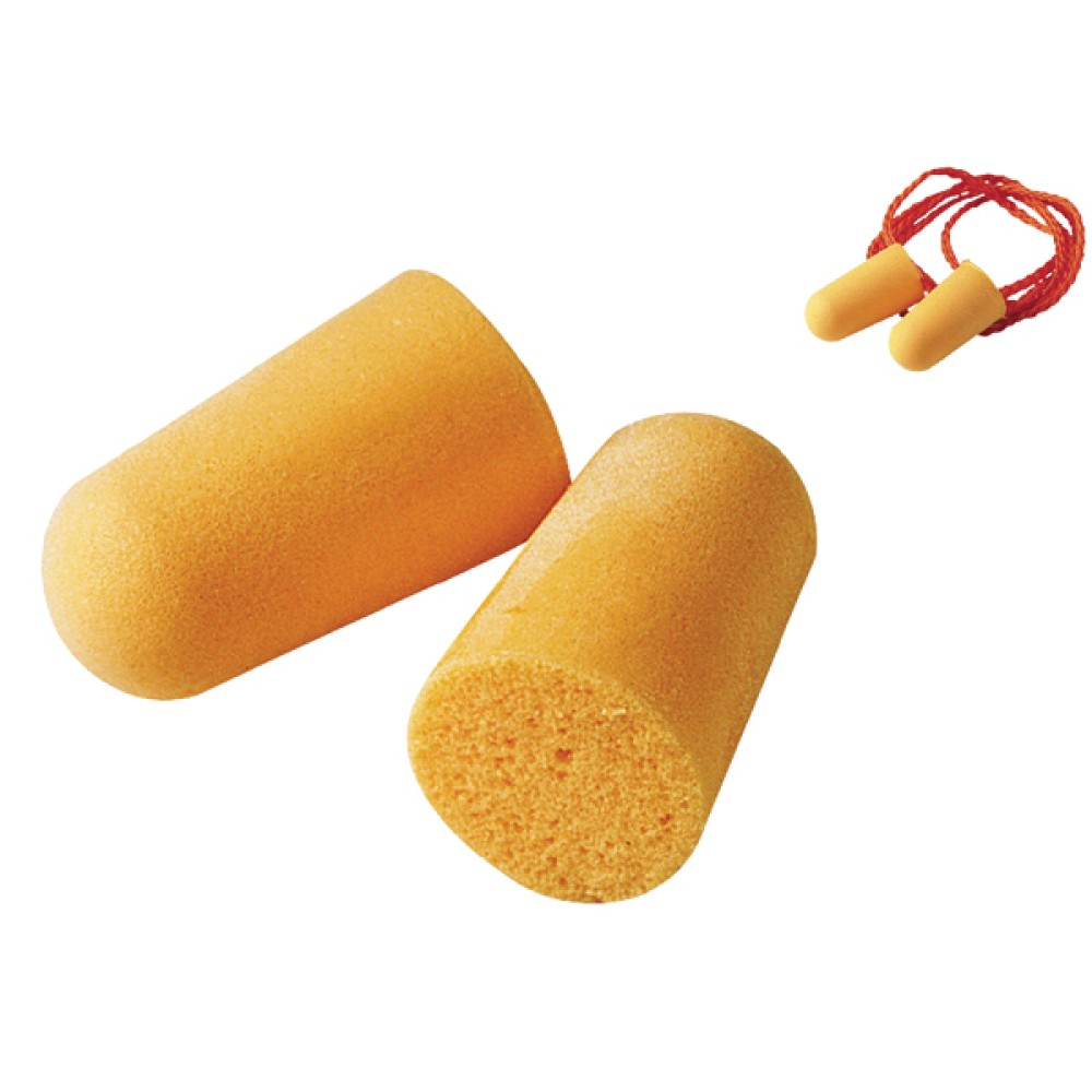 3M Disposable Earplugs Uncorded Orange (200 Pack) 1100