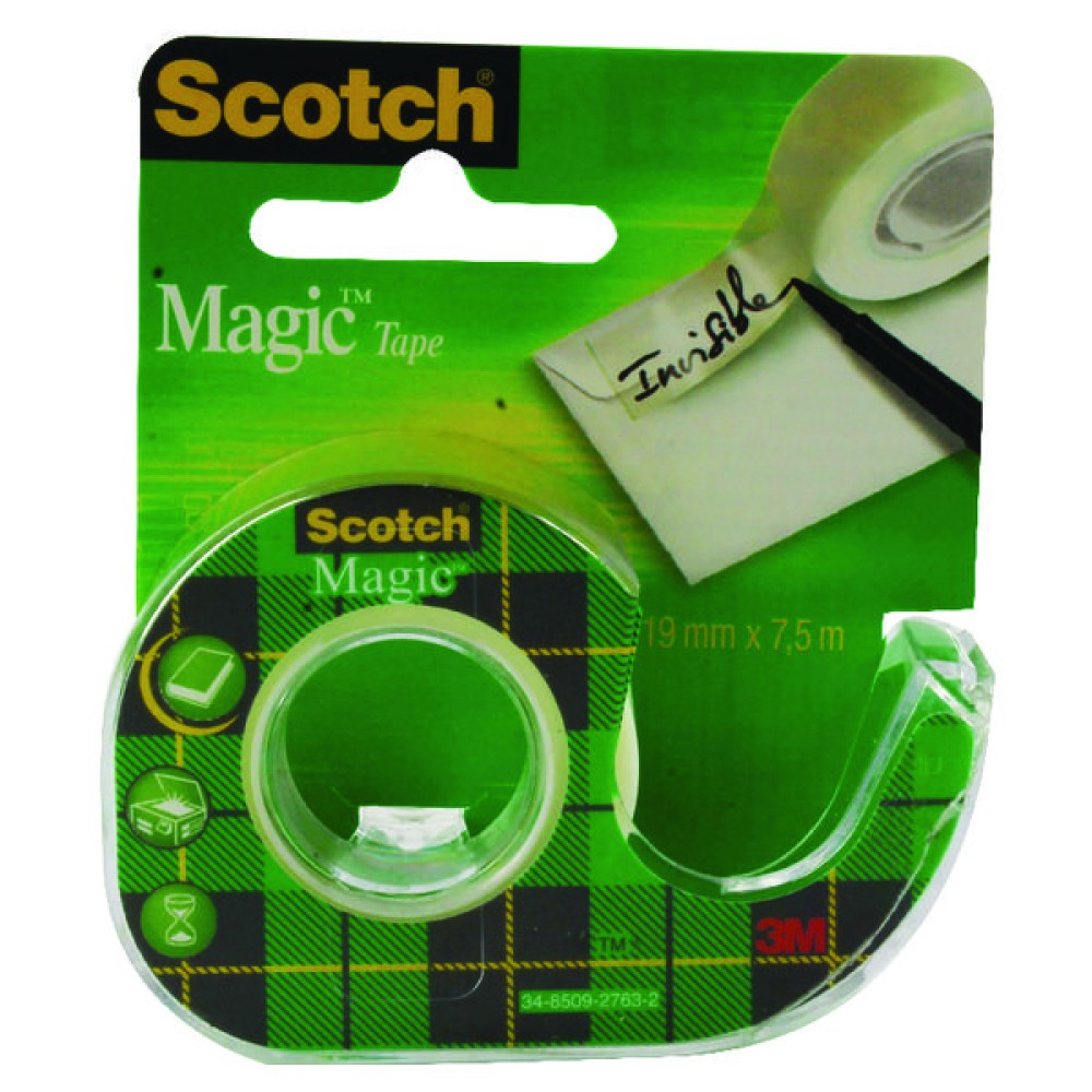 Scotch Clear Magic Tape 19mm x 7.5m (12 Pack) 81975D