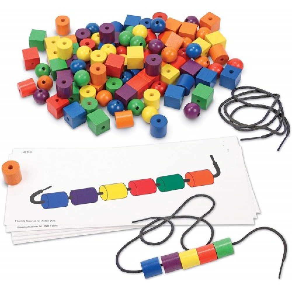 Learning Resources Beads and Patterns Card Set