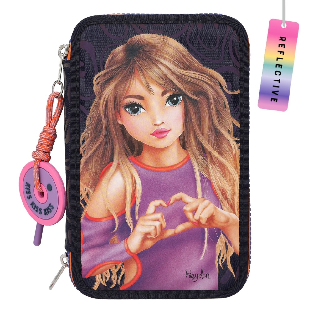 TOPModel Triple Pencil Case NIGHT LIGHT