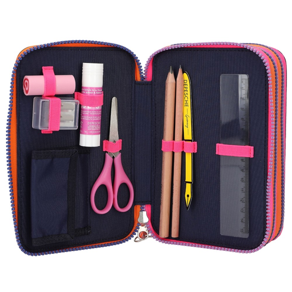 TOPModel Triple Pencil Case NIGHT LIGHT