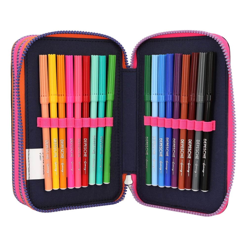 TOPModel Triple Pencil Case NIGHT LIGHT