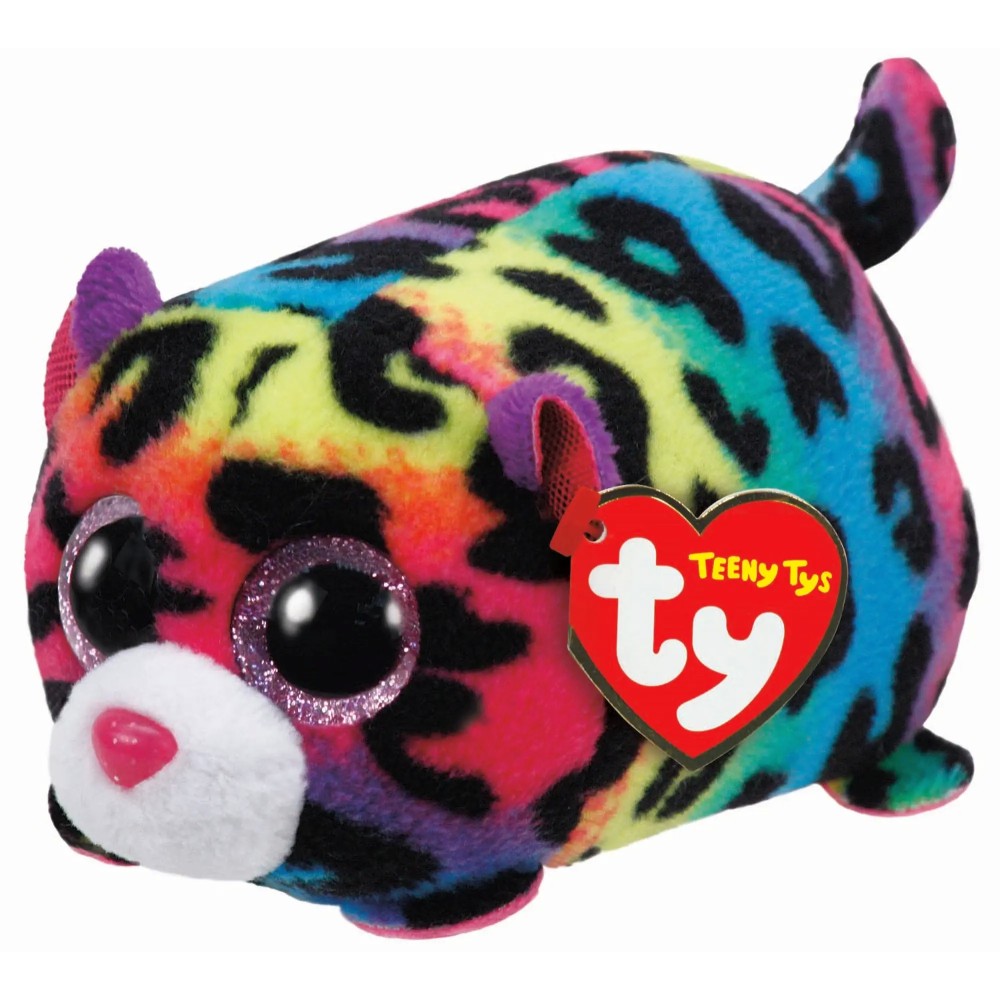 Ty Jelly Multi Colour Leopard - Teeny Ty - Reg