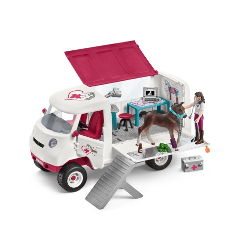 Schleich Mobile Vet with Hanoverian Foal 42439