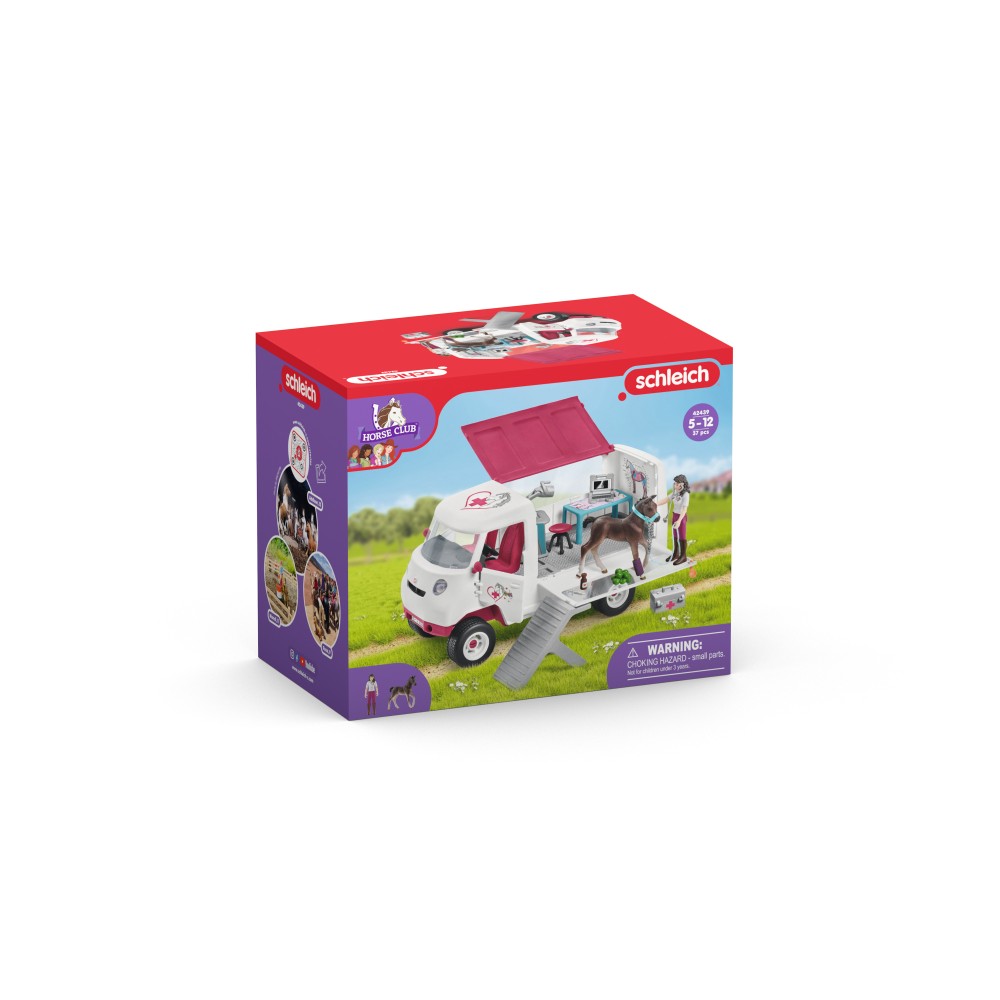 Schleich Mobile Vet with Hanoverian Foal 42439