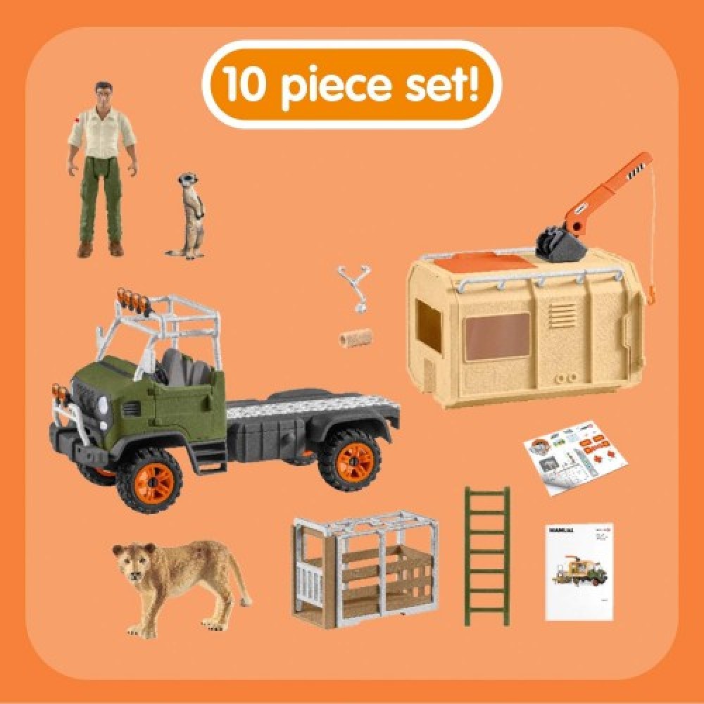 Schleich 42475 Animal rescue large truck Wild Life