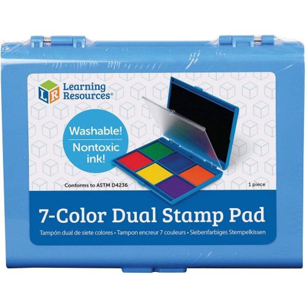 Learning Resources 7-Color Washable Ink Stamp Pad