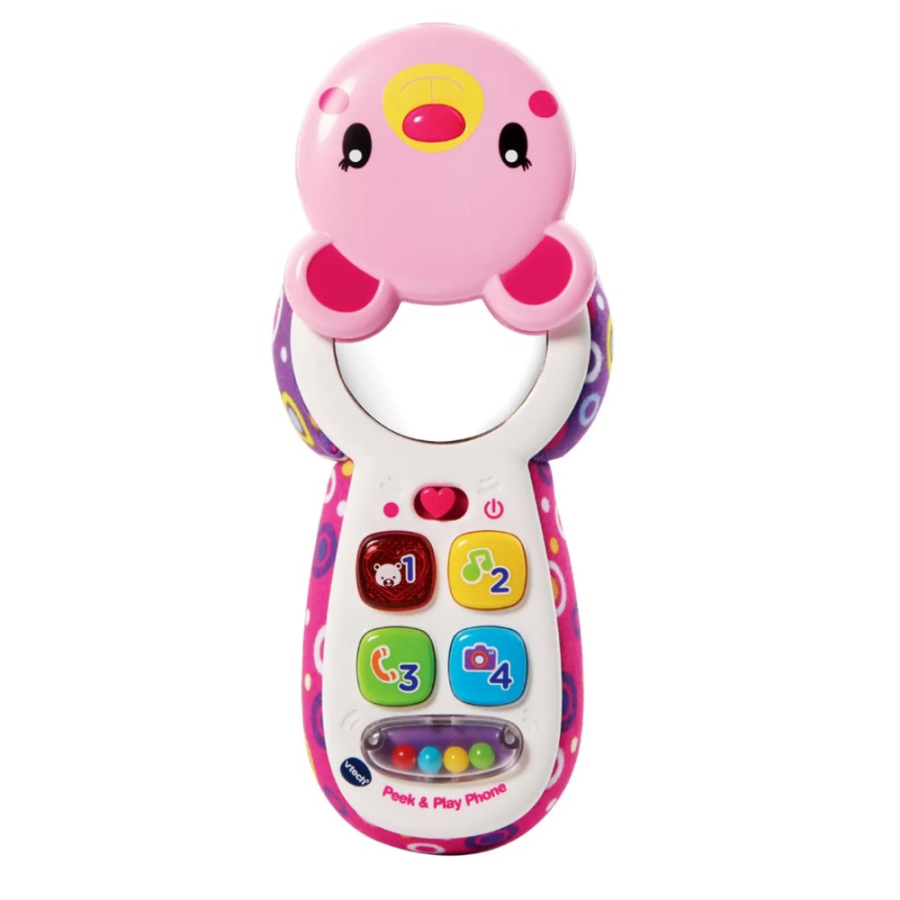 VTech Peek & Play Phone Pink