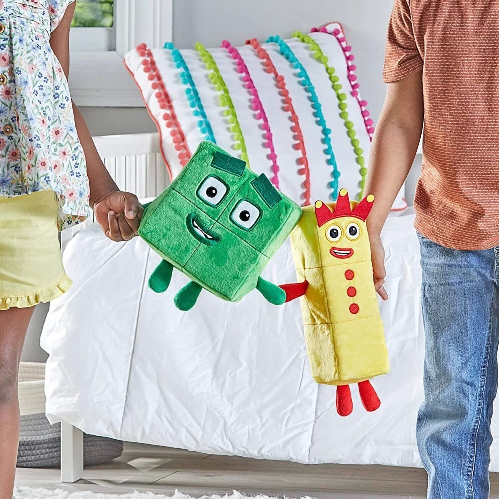 Numberblocks Three and Four Playful Pals Plush