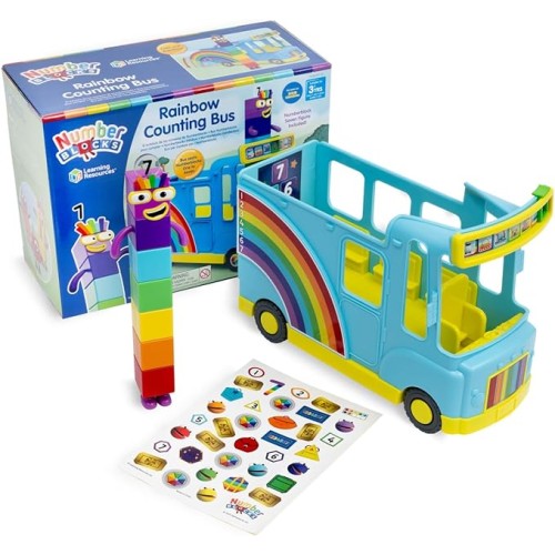 Number Blocks Rainbow Counting Bus
