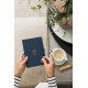 Busy B Busy Life Diary January to December 2024 - A5 Navy - Faux Leather Week to View Planner