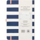 Busy B Day A Page Diary January to December 2024 - A5 Navy Stripe