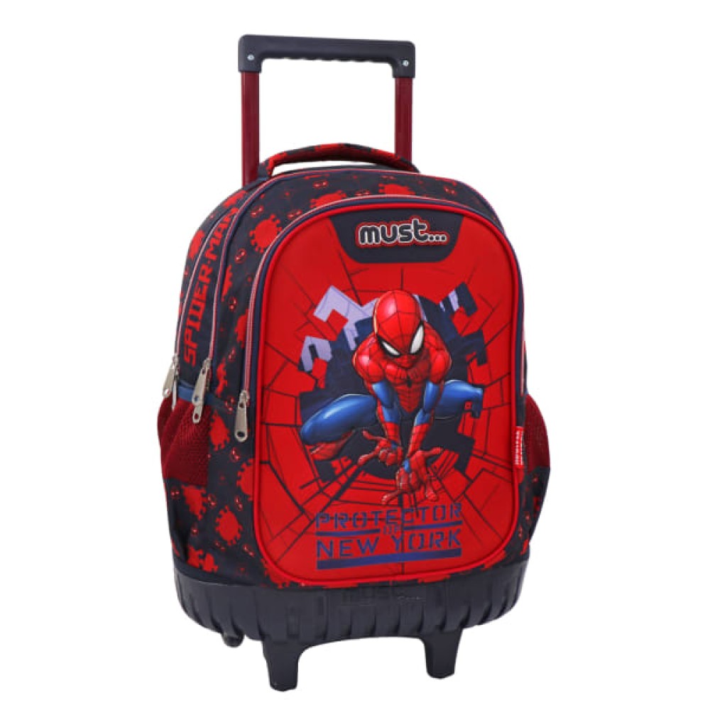 Wheel Trolley Backpack Spiderman Protector of New York- Must