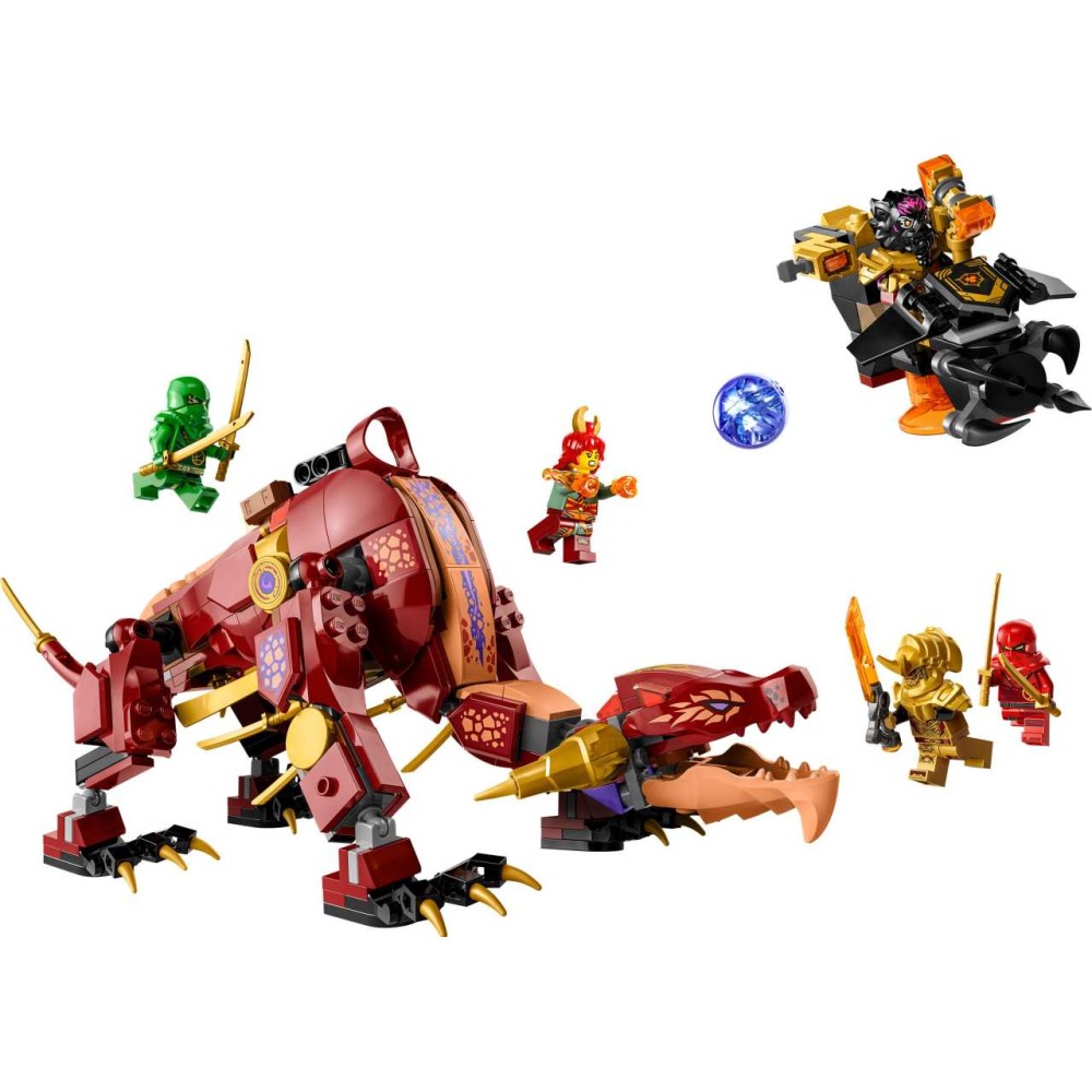 Lego Ninjago Heatwave Transforming Lava Dragon Toy Set 71793