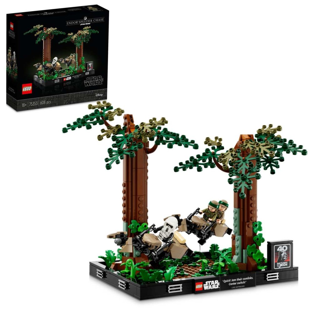 LEGO Star Wars Endor Speeder Chase Diorama Set 75353