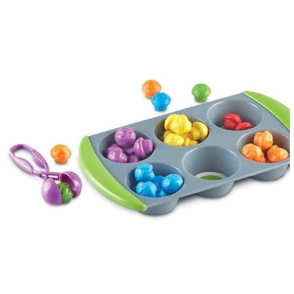 Learning Resources Mini Muffin Match Up Counting Toy Set, Homeschool