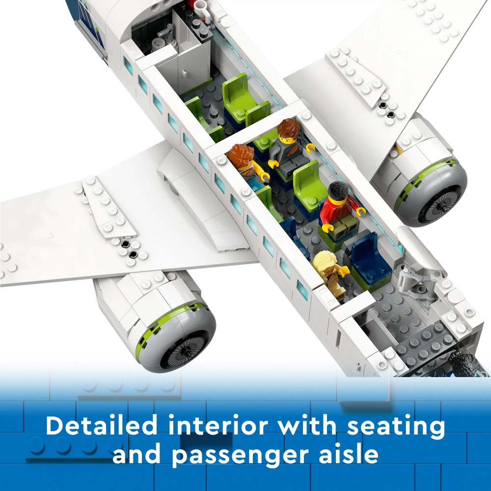 LEGO City Passenger Aeroplane Toy Model Kit 60367