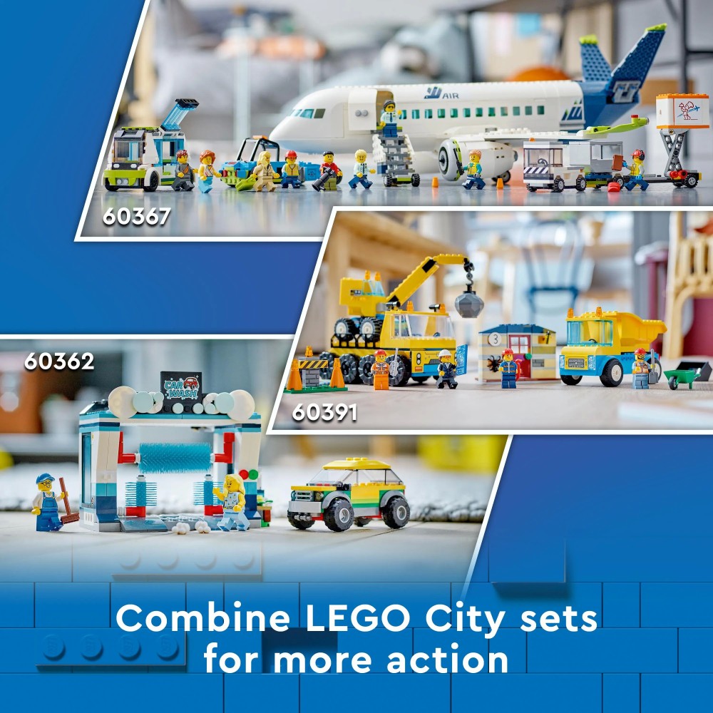 LEGO City Passenger Aeroplane Toy Model Kit 60367