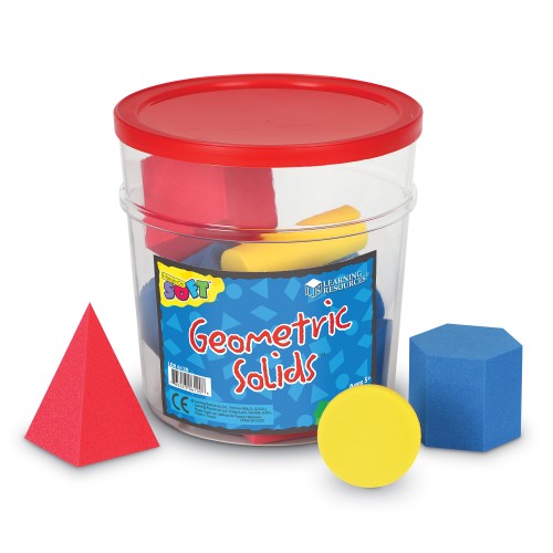 Soft Foam Geometric Shapes, Set of 12 - Learning Resources