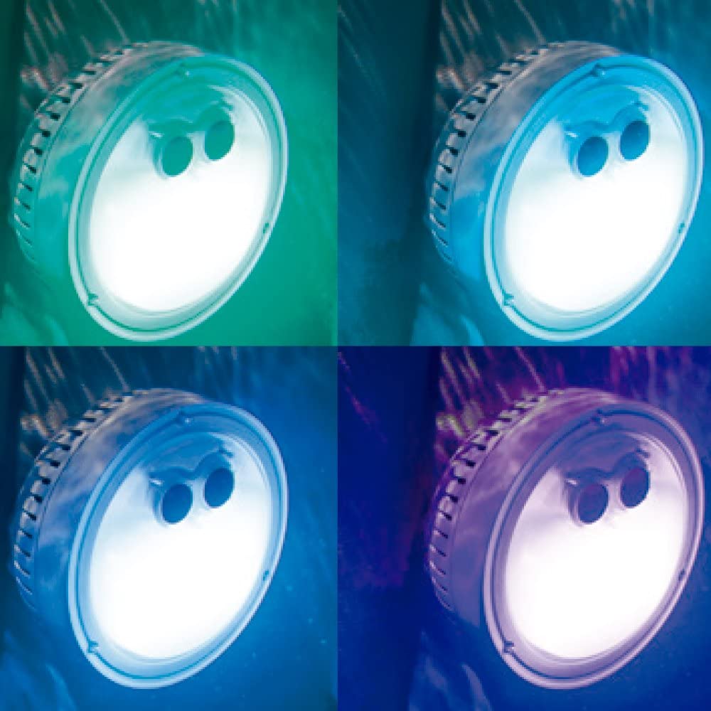 Intex battery operated led mood light for pure bubble spa