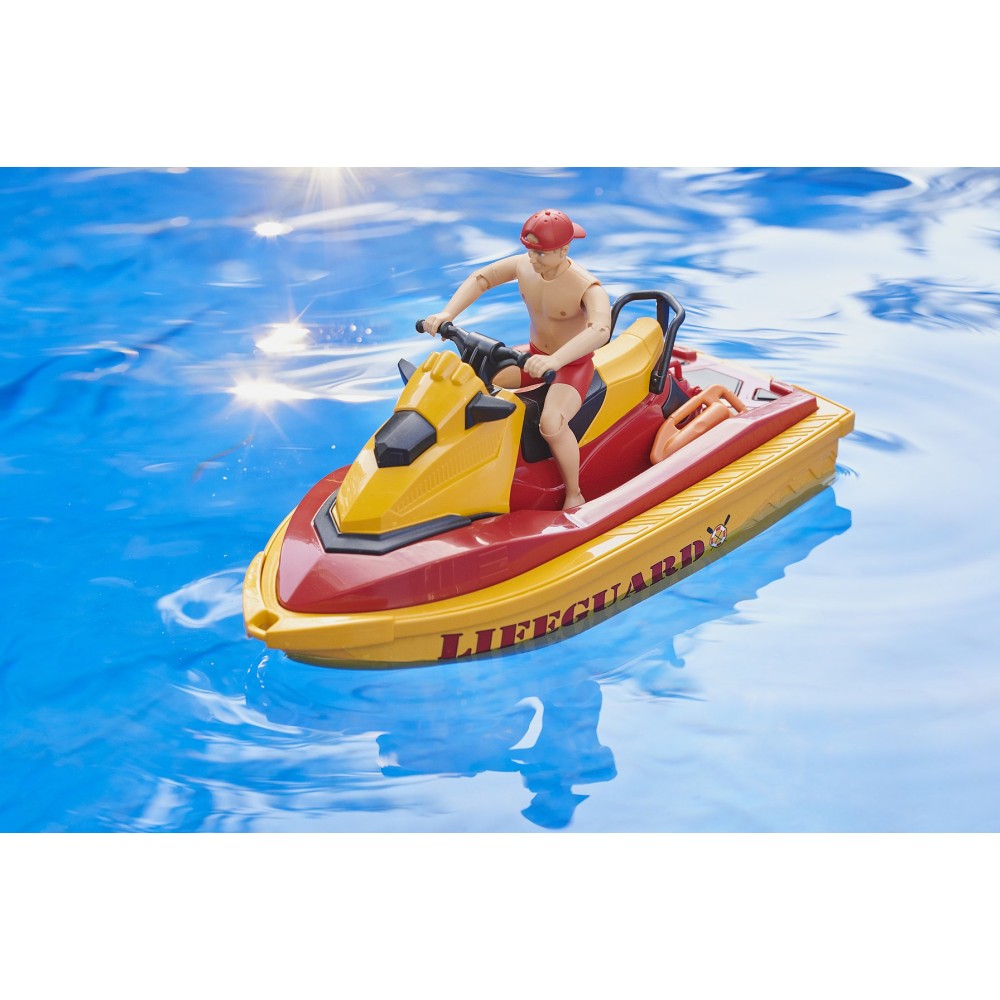 Bruder bworld Lifeguard Station with Quad Bike and Personal Water Craft 62780