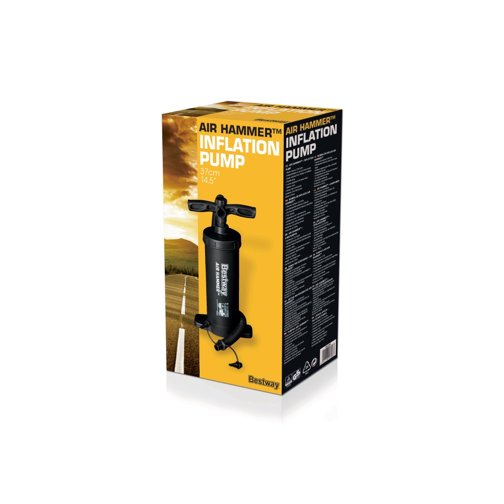 Bestway Inflation Pump Air Hammer 14.5  Black Pool Pump