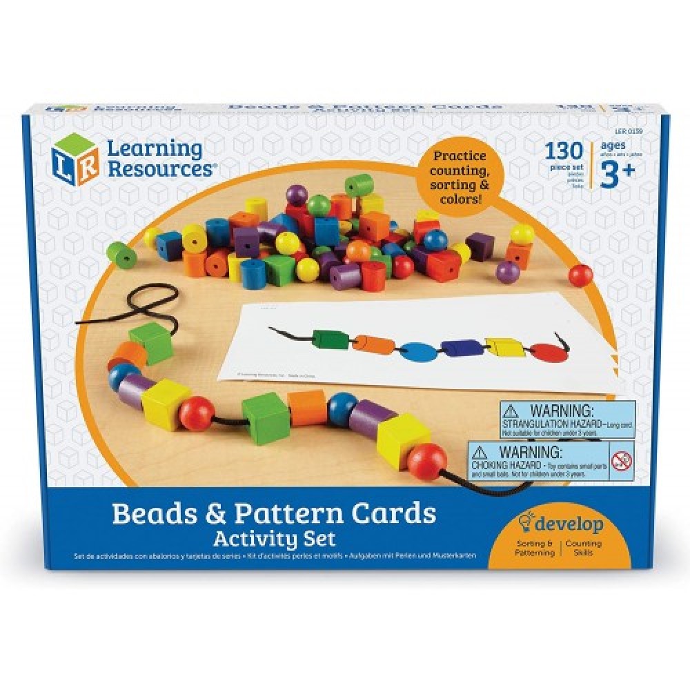 Learning Resources Beads and Patterns Card Set
