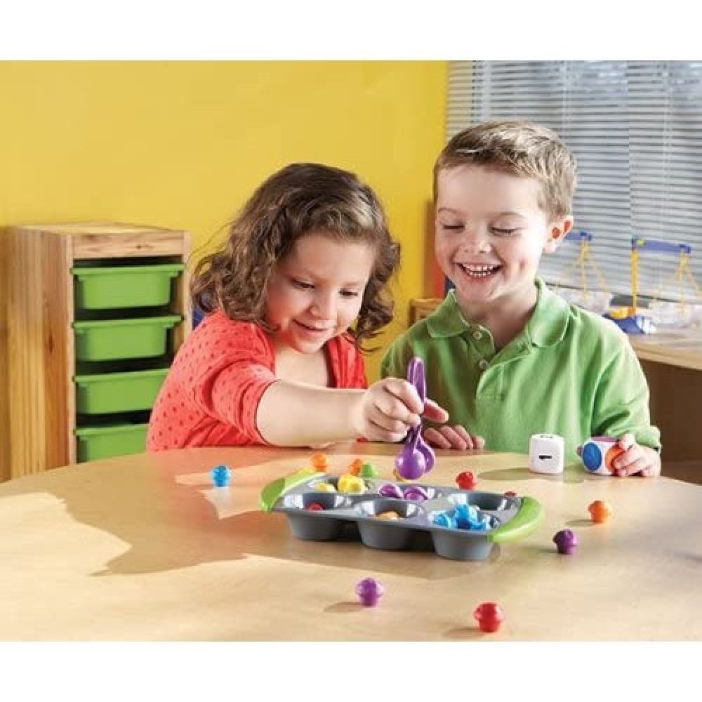 Learning Resources Mini Muffin Match Up Counting Toy Set, Homeschool