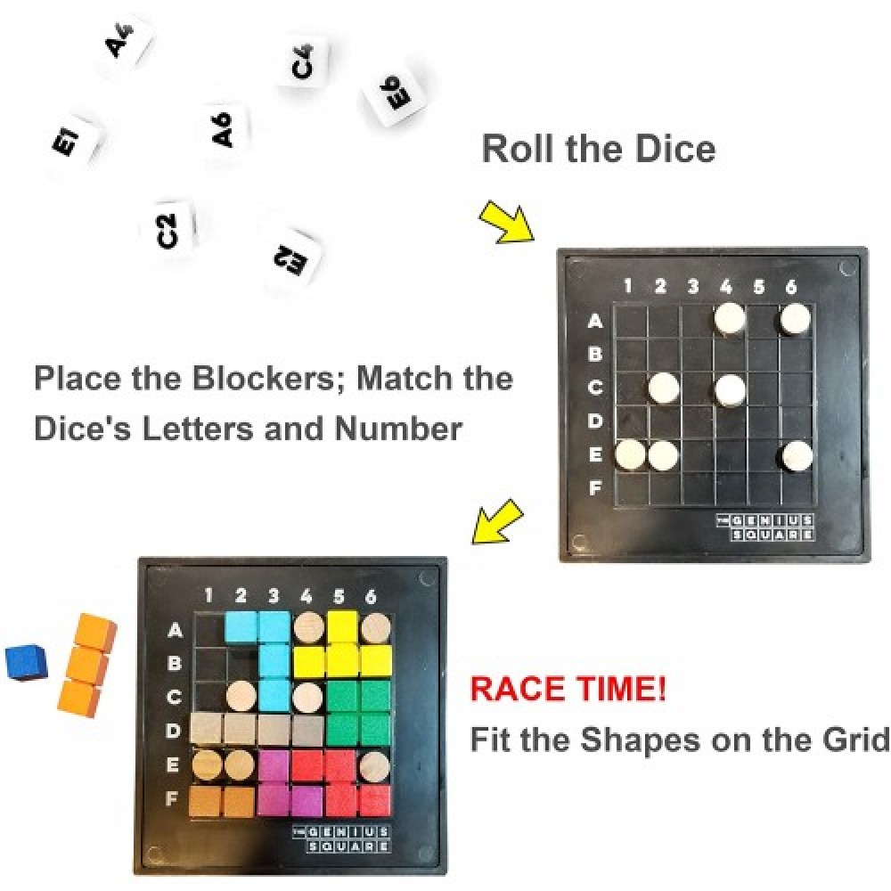 The Genius Square - Exciting STEM Puzzle Game