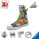 Ravensburger Graffiti Trainer 3D Jigsaw Puzzle for Kids Age 8 Years Up - 108 Pieces - Shoe - Sneaker - Pencil Pot