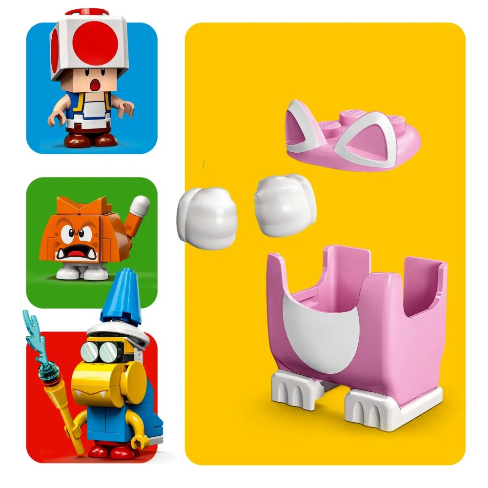 Lego Super Mario Cat Peach Suit and Frozen Tower Expansion Set (71407)
